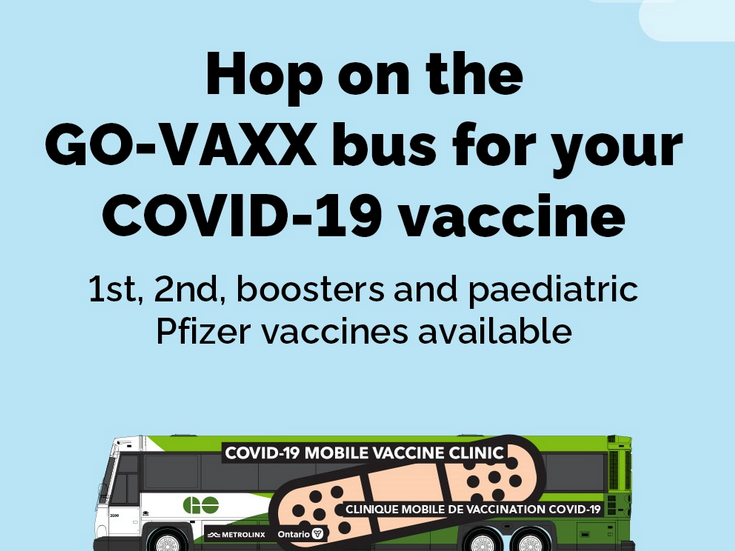 Vaccine appointments available through the GO-VAXX Mobile Clinic