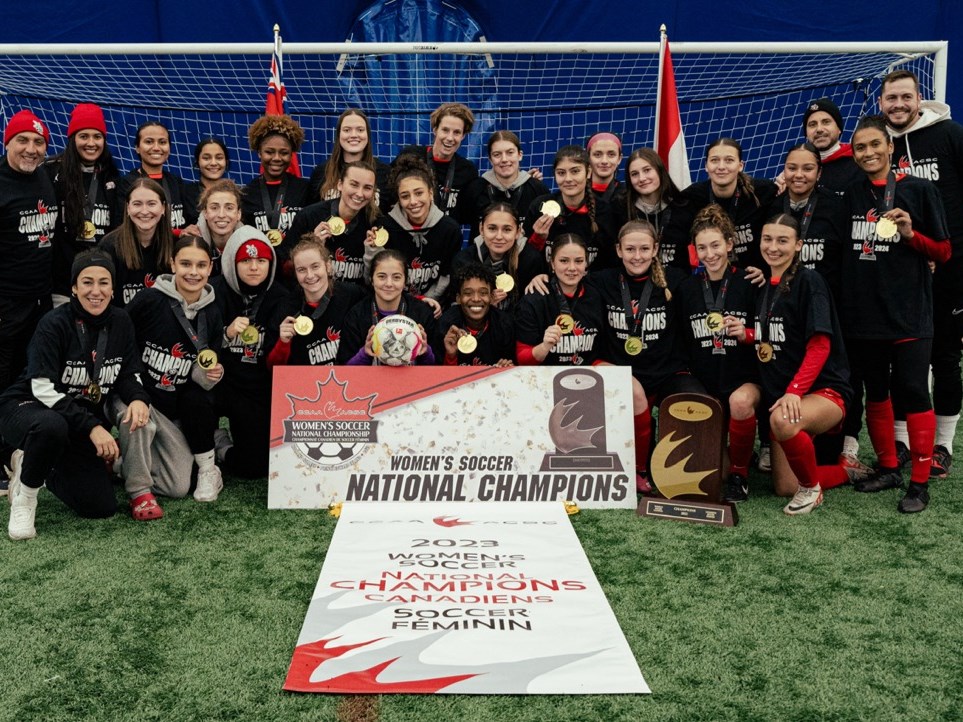 Women’s soccer team brings home the gold
