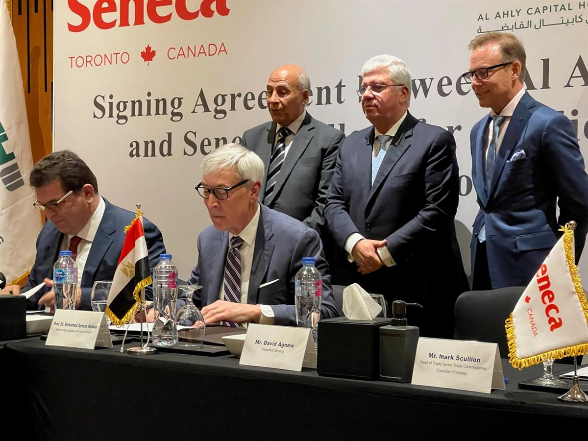 Seneca and CIRA Education sign MoU to open campuses in Cairo