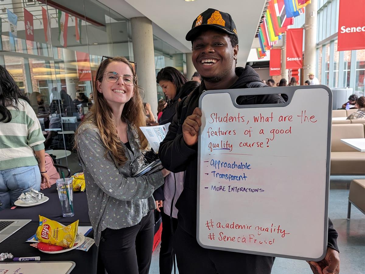 Student engagement boards at the SSF Social Fair