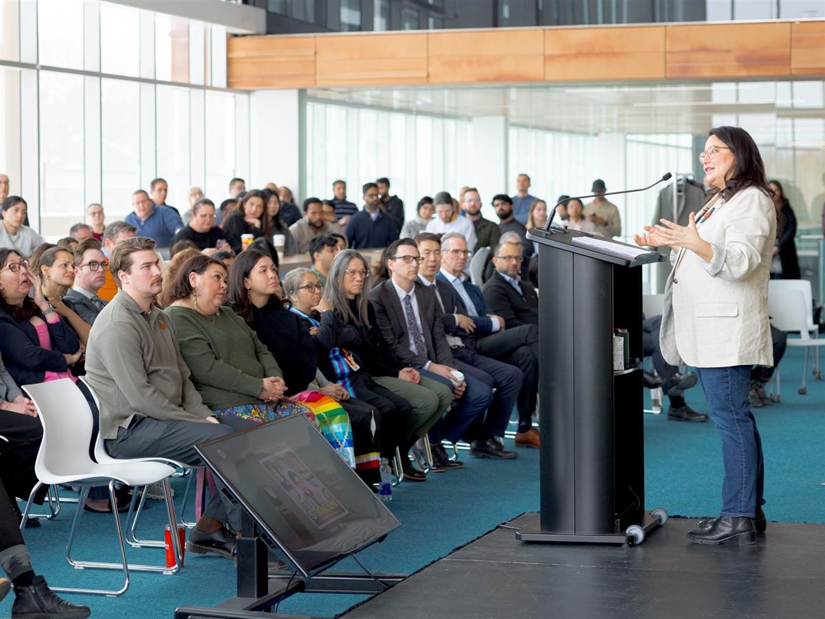 Connie Walker speaks about her role in truth and reconciliation