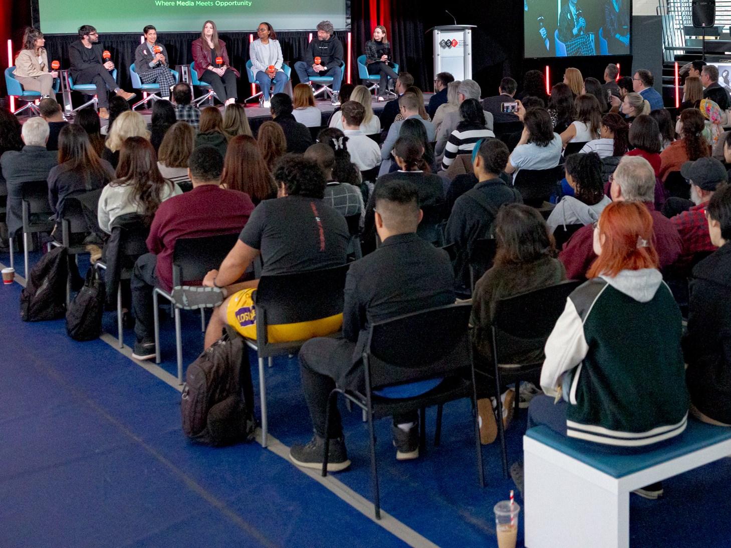 Fireside chat with #SenecaProud graduates