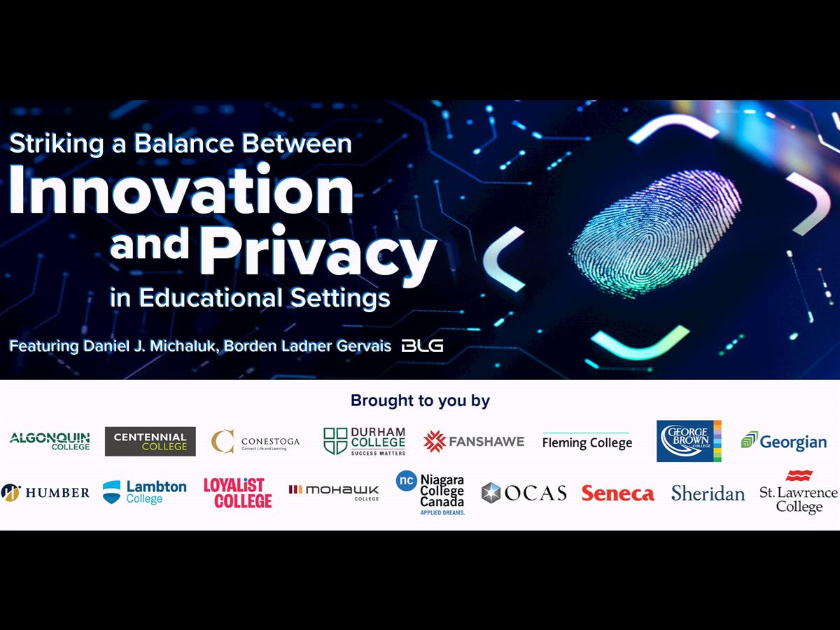 Striking a Balance Between Innovation and Privacy in Educational Settings – In case you missed it!