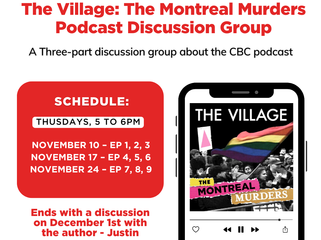 The Village: The Montreal Murders Podcast Discussion Group