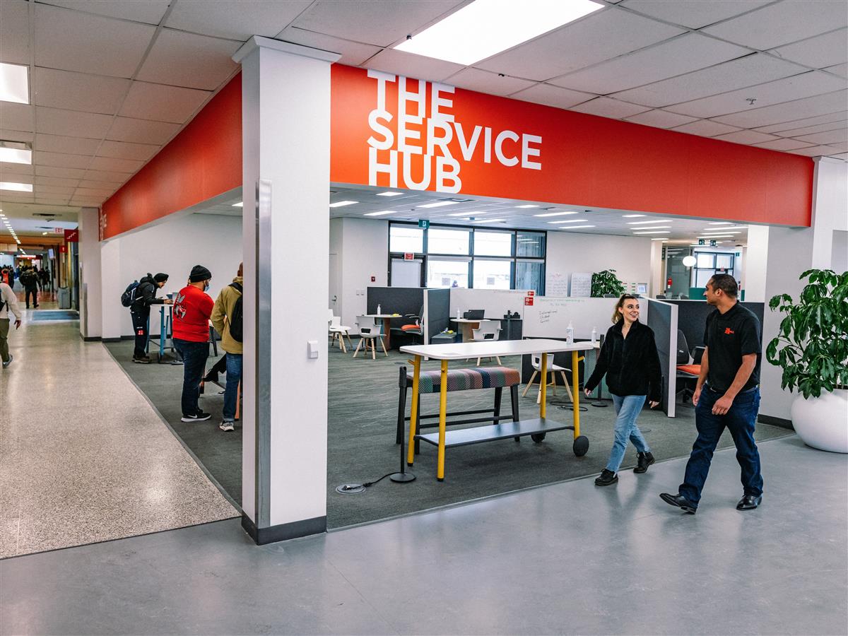 Renovations taking place at The Service Hub this summer