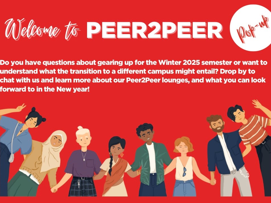 Peer2Peer Pop-up @ SIA – Prepare for the Winter 2025 Term!