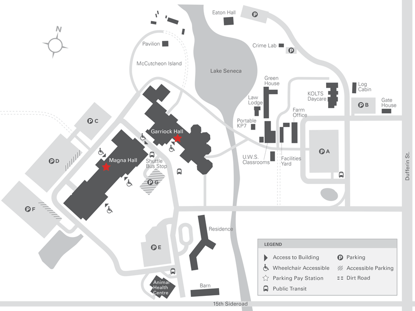 King Parking Map