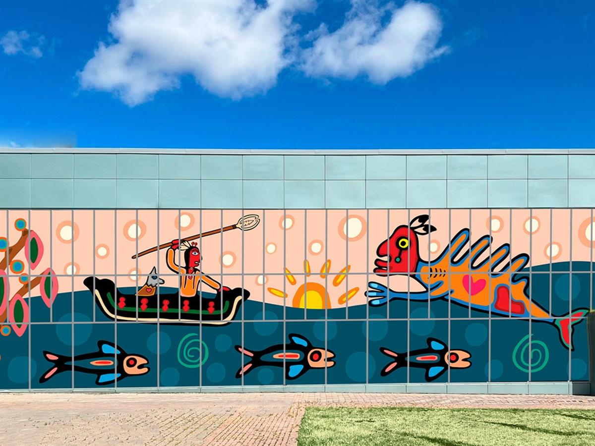 Last chance to see this striking Indigenous mural