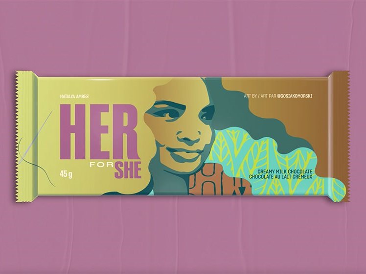 Hershey’s chocolate bar for International Women’s Day features Seneca graduate