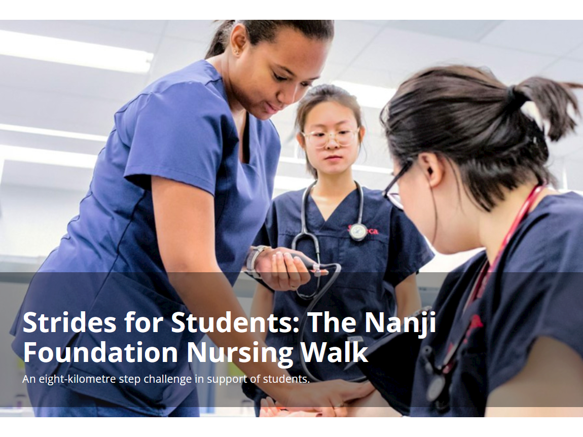 Strides for Students: The Nanji Foundation Nursing Walk