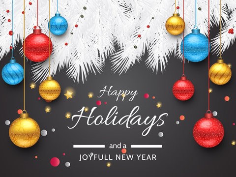 Happy Holidays and Best Wishes for the New Year!