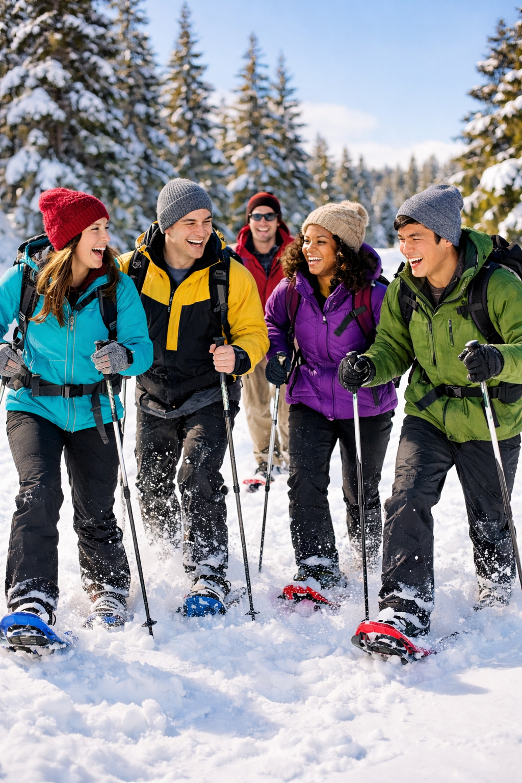 Snowshoeing Walk at King Campus