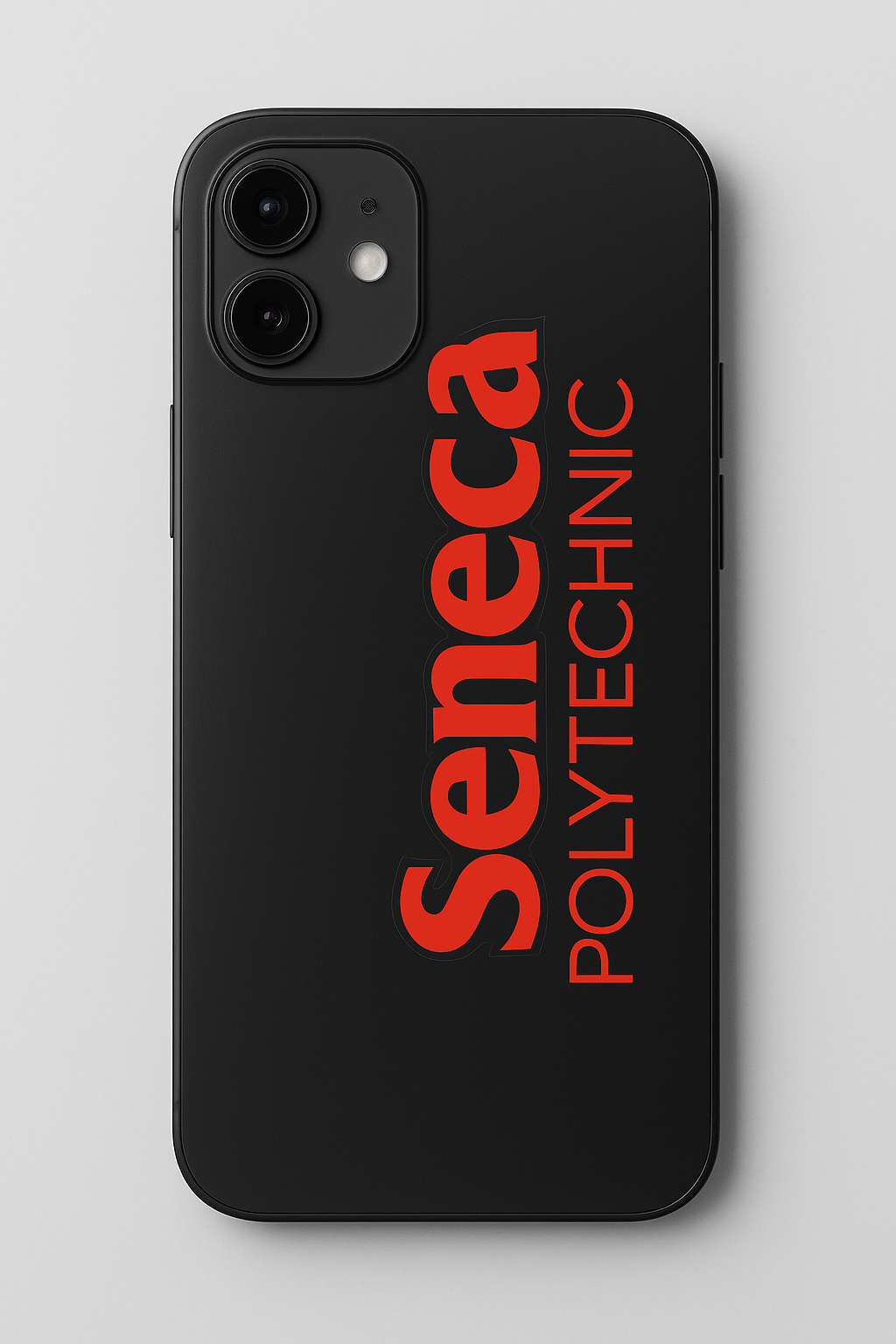 A black cell phone with red textAI-generated content may be incorrect.