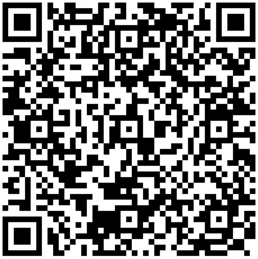 A qr code with a few black squaresDescription automatically generated