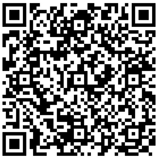 A qr code with black squaresDescription automatically generated