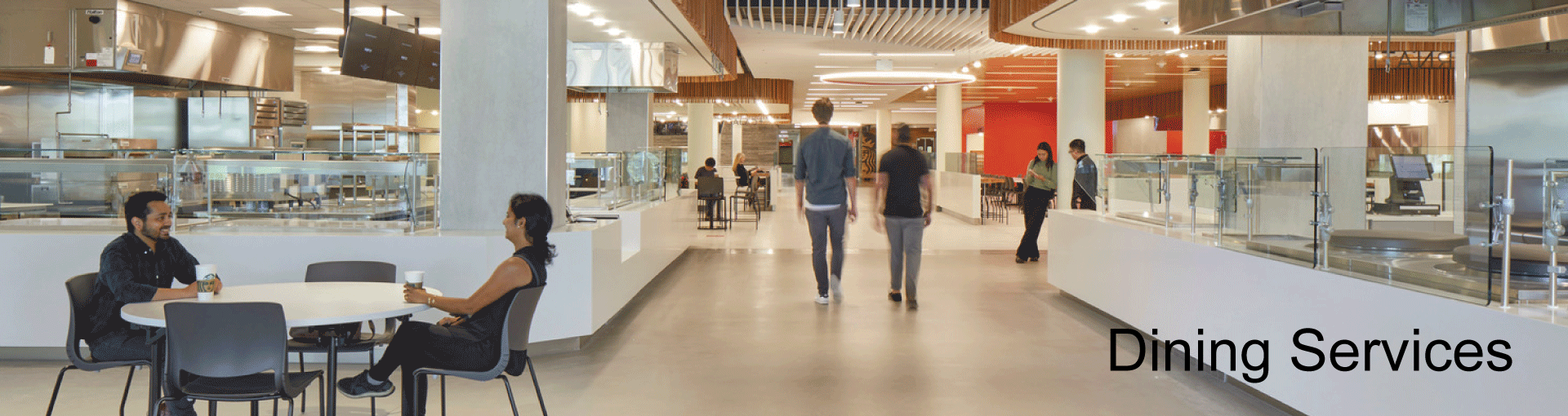 Dining Services banner image of Newnham cafeteria