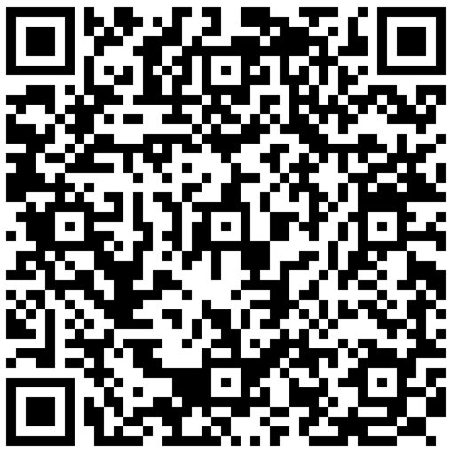 A qr code with a few black squaresDescription automatically generated