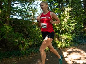 Taylor Kampen placed second to earn silver at the OCAA women’s cross-country race and eighth at the CCAA National Championships in being named a CCAA All-Canadian.