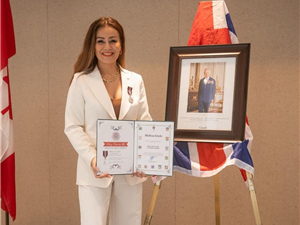 Graduate Melissa Grelo, co-host of CTV’s The Social and of the Aging Powerfully with Melissa Grelo podcast, received the King Charles III Coronation Medal for her work in tackling misinformation on social media and for her contribution to the well-being of Canadian women. 