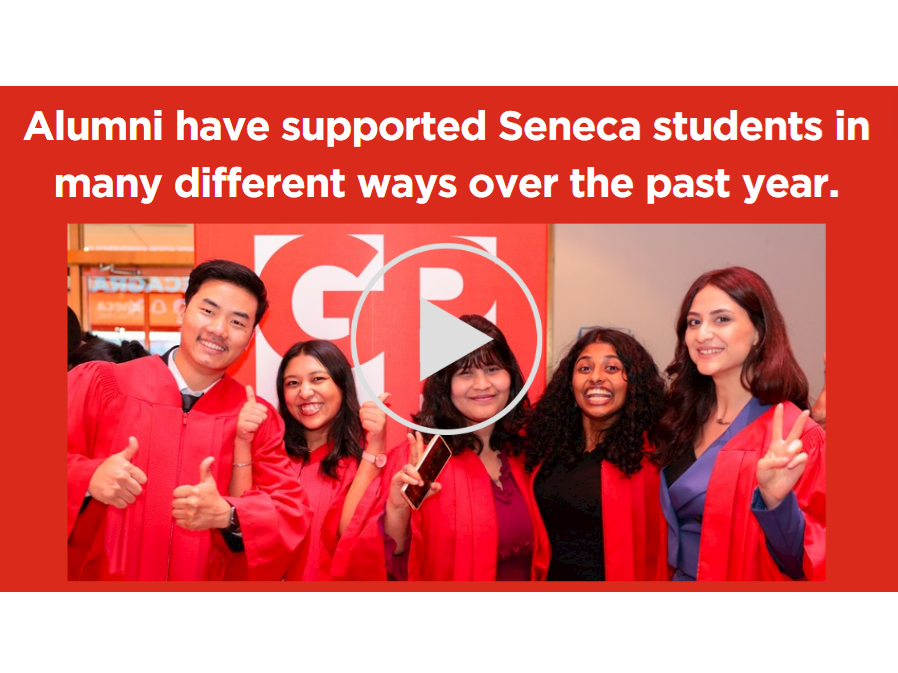 How our graduates support Seneca students