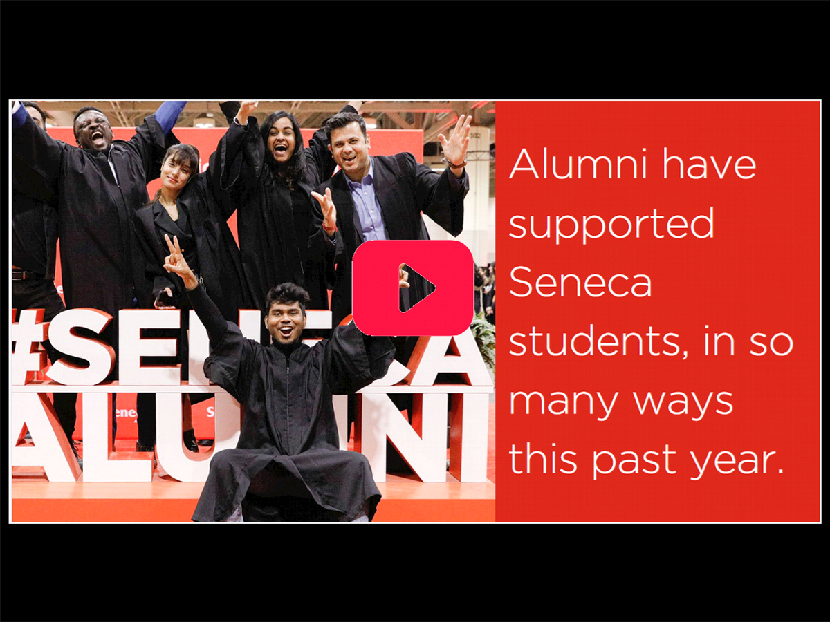 How our graduates support Seneca students