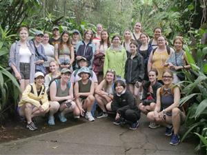 In May 2023, VTE students visited Costa Rica, learned about animal rescue centers, and domestic and exotic species in the local context.