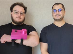 Engineering students Adam Beik and Sam Davis took first place at the OACETT Ontario Capstone Competition and then won the National Engineering & Applied Science Week Competition by making a device that helps people facing vision-related challenges to navigate the internet.