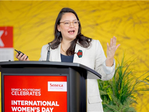 Pulitzer-Prize-winning Connie Walker discussed her work on Missing and Murdered Indigenous Women and Girls and residential schools. 