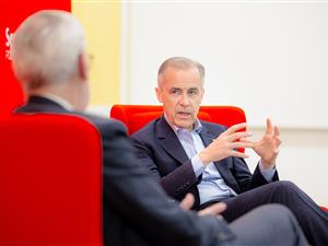 Prime Minister Mark Carney held one of his final events of the election campaign at Seneca.