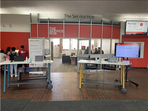 The Service Hub located at King campus, GH2100