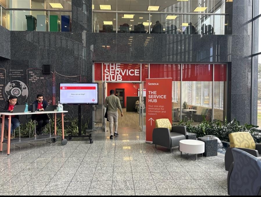 The Service Hub located at Markham/SIA campus, main level
